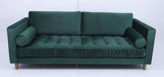 خرید Modern Advanced Velvet Fabric Sofa With Wood Frame For Home Furniture تولید آنلاین
