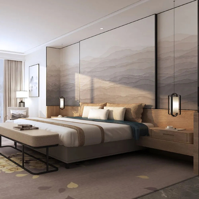 خرید Hotel bedroom furniture sets for 5 star hotel rooms Luxury Hotel Bedroom Furniture تولید آنلاین