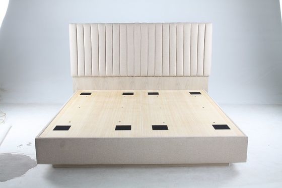 قیمت خوب Hotel Bedroom Furniture Sets Include Fixed Furniture White Color And King Bed آنلاین