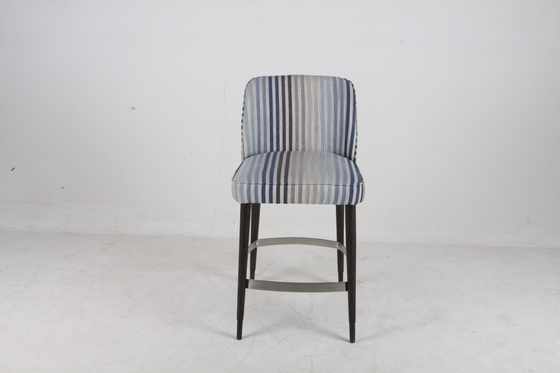 قیمت خوب Colorful Upholstered High Back barstool chair with Metal Stainless Steel Solid Wood آنلاین