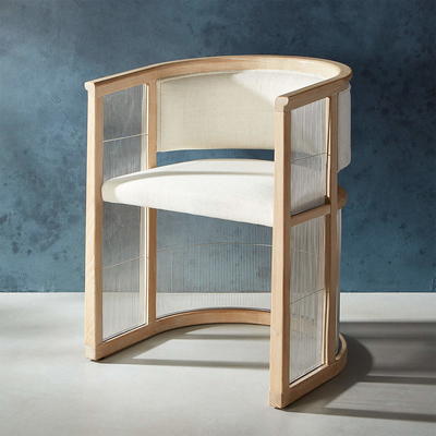 قیمت خوب Outdoor Leisure Solid Teak Wood Side Chair Furniture Modern Style Hotel Patio آنلاین