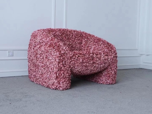 قیمت خوب Customized Hotel Home Furniture Chair  With Wood Frame Flower Pattern آنلاین