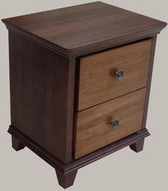 قیمت خوب Antique Style Hotel Bedside Tables With 2 Drawers , Solid Wood Edge آنلاین