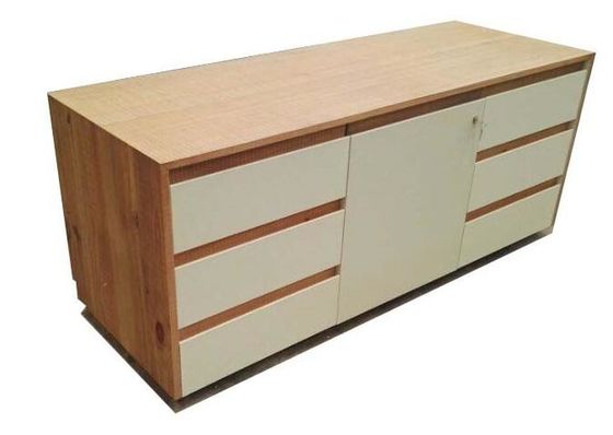 قیمت خوب 6 Drawers Bedroom Dressers And Chests With Soft Closing Slides Light Color آنلاین