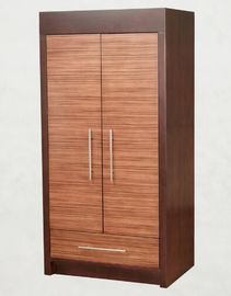 قیمت خوب Wooden Two Door Wardrobe Storage Closet With Drawers For Hotel Bedroom آنلاین