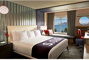 قیمت خوب Elegant Luxury Hotel Bedroom Furniture Sets Double Dowel Eco Friendly آنلاین
