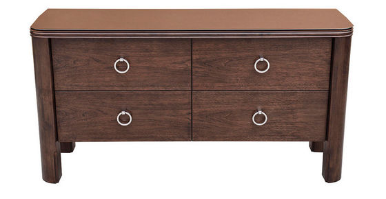 قیمت خوب Solid Wood Frame Hotel Room Dresser Four Drawer , Hospitality Case Goods آنلاین