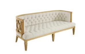 قیمت خوب High End Classic Wood Frame Sofa , Living Room Fabric Sofas With High Density Foam آنلاین