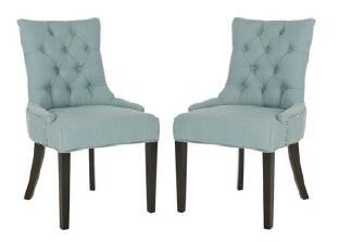 قیمت خوب Simple Modern Upholstered Furniture Dining Room Chairs With Tufted Back آنلاین
