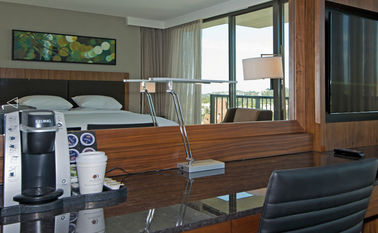 قیمت خوب HIgh End 5 Star Hotel Furniture Bedroom Sets , Hospitality Case Goods Oak / Walnut Wood آنلاین