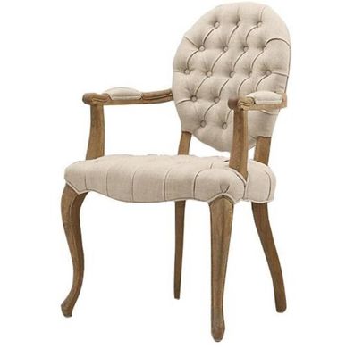 قیمت خوب Wooden Fabric Dining Chairs With Arm , Upholstered Contemporary Dining Chairs آنلاین