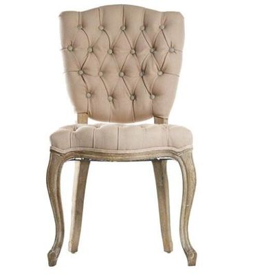 قیمت خوب Natural Oak Wood Frame Furniture Dining Room Chairs , High Back Dining Chairs آنلاین