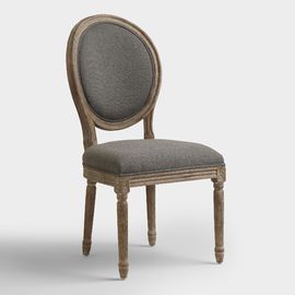 قیمت خوب French style oak wood frame with oval back antique wedding stackable louis xv chair آنلاین