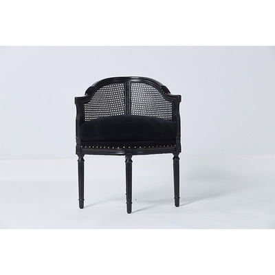 قیمت خوب Black Velvet Furniture Dining Room Chairs , High End Contemporary Dining Chairs آنلاین
