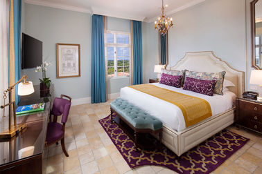قیمت خوب American Style Modern Design Luxury Hotel Bedroom Furniture Walnut Wood Finish آنلاین