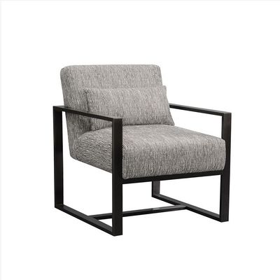 قیمت خوب Black Stainless Steel Occasional Luxury Living Room Chairs آنلاین