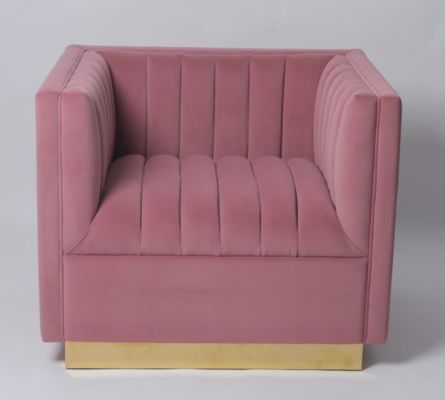 قیمت خوب Custom Color Velvet Fabric Sofa Living Room Furniture Armchair آنلاین
