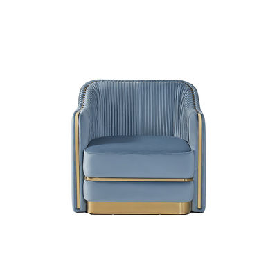 قیمت خوب Single Contemporary Living Room Sofa With Gold Stainless Steel Base آنلاین