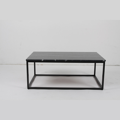 قیمت خوب Nordic Style Marble Top Stainless Steel Base Coffee Table For Living Room آنلاین