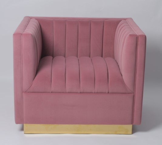 Custom Color Velvet Fabric Sofa Living Room Furniture Armchair 2