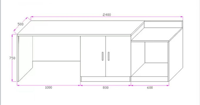 Modern hotel TV cabinet combination solid wood hotel bedroom furniture set 1